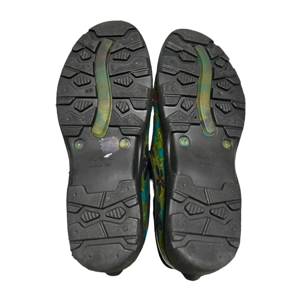 Sloggers Floral Rain Shoes Size 10 Waterproof Slip On Rubber Gardening Shoes - Picture 7 of 13